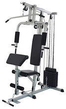 Load image into Gallery viewer, Sporzon Home Gym System Workout Station with 330LB of Resistance, 125LB Weight Stack, Gray
