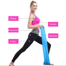 Load image into Gallery viewer, Resistance Bands Set, Long Exercise Bands for Arms, Shoulders, Legs and Butt, Workout Stretch Bands for Physical Therapy, Gym, Yoga
