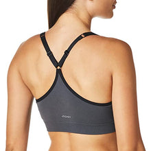 Load image into Gallery viewer, Jockey Women&#39;s Activewear Mid Impact Molded Cup Seamless Sports Bra, Iron Grey, L
