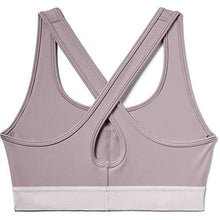 Load image into Gallery viewer, Under Armour womens HeatGear Armour Mid Impact Crossback Sports Bra , Dash Pink (667)/Dash Pink , X-Small
