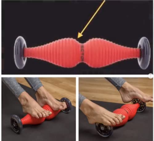 WODFitters TPin Body Roller - Patented Design for Exercise, Deep Tissue Muscle Massage, Recovery, Physical Therapy, Trigger Point Release - More effective than foam roller / muscle stick - Made in USA