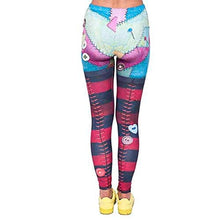 Load image into Gallery viewer, Kanora 3D Patches Seamless Workout Leggings - Women’s Pink Printed Yoga Leggings, Tummy Control Running Pants (Patch, One Size)

