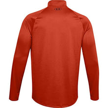 Load image into Gallery viewer, Under Armour Men’s Tech 2.0 ½ Zip Long Sleeve, Rich Orange (830)/Black X-Small
