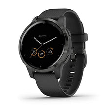 Load image into Gallery viewer, Garmin Vivoactive 4, GPS Smartwatch, Features Music, Body Energy Monitoring, Animated Workouts, Pulse Ox Sensors and More, Black
