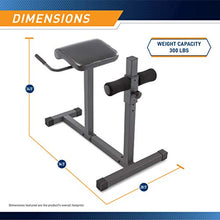 Load image into Gallery viewer, Marcy Adjustable Hyperextension Roman Chair / Exercise Hyper Bench JD-3.1
