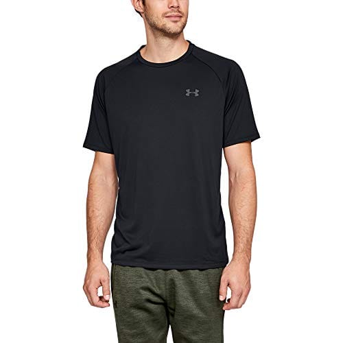 Under Armour Men's Tech 2.0 Short-Sleeve T-Shirt , Black (001)/Graphite, Small