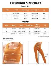 Load image into Gallery viewer, FRESOUGHT Workout Sets for Women 2 Piece Seamless Matching Yoga Gym Active Wear Outfits High Waist Legging Sports Bra Set Bronze,S
