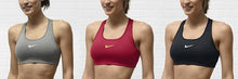Load image into Gallery viewer, Nike Womens Pro Sports Bra Navy Blue/White - Medium

