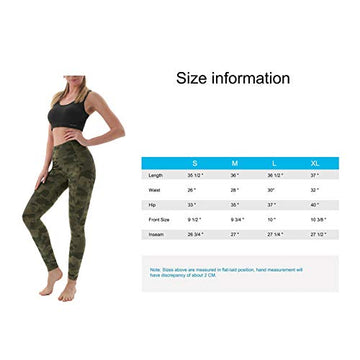 AFITNE Yoga Pants for Women High Waisted Printed Athletic Leggings with  Pockets Workout Gym Fitness Spandex Yoga Pants Camo Olive Green - M – The  Home Fitness Corp