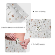 Load image into Gallery viewer, visesunny High Waist Yoga Pants with Pockets Cute Mushroom Forest Painting Soft Tummy Control Workout Leggings
