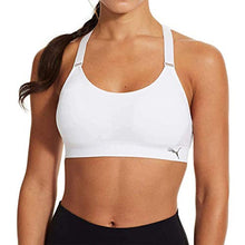 Load image into Gallery viewer, PUMA Women Sports Bra, 3-Pack (Black/White/Grey, Medium)
