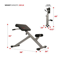 Load image into Gallery viewer, Sunny Health &amp; Fitness SF-BH6629 45 Degree Hyperextension Roman Chair
