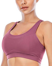 Load image into Gallery viewer, RUNNING GIRL High Impact Sports Bras for Women,Racerback Bra Workout Crop Tops for Women(WX2667 Pink,L)
