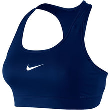 Load image into Gallery viewer, Nike Womens Pro Sports Bra Navy Blue/White - Medium
