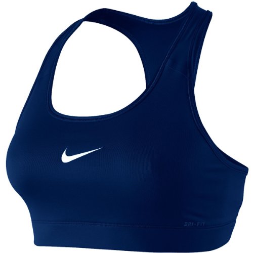 Nike Womens Pro Sports Bra Navy Blue/White - Medium