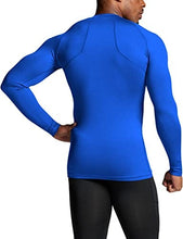 Load image into Gallery viewer, ATHLIO Men&#39;s UPF 50+ Long Sleeve Compression Shirts, Water Sports Rash Guard Base Layer, Athletic Workout Shirt, 3pack Black/Blue/Red, Medium

