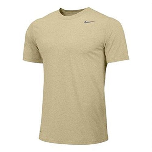 Nike Men's Shirt Short Sleeve Legend (Large, Vegas Gold)