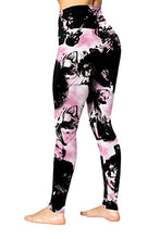 Load image into Gallery viewer, NC Women&#39;s high Waist Stretch Printed Yoga Pants Leggings Outdoor Sports Fitness Exercise Leggings 9 Points Pants Women (BS014-29, X-Large)
