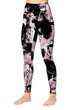 Load image into Gallery viewer, NC Women&#39;s high Waist Stretch Printed Yoga Pants Leggings Outdoor Sports Fitness Exercise Leggings 9 Points Pants Women (BS014-29, X-Large)
