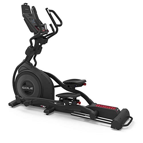 SOLE Fitness E95 Commercial Indoor Elliptical, Home and Gym Exercise Equipment, Smooth and Quiet, Versatile for Any Workout, Bluetooth and USB Compatible