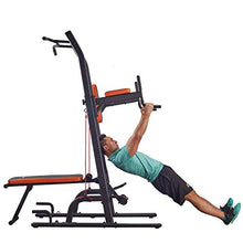Load image into Gallery viewer, HARISON Multifunction Power Tower with Bench Pull up Bar dip station for Home Gym workout Strength Training Fitness Equipment
