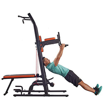 HARISON Multifunction Power Tower with Bench Pull up Bar dip