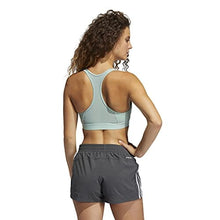 Load image into Gallery viewer, adidas womens Don&#39;t Rest Alphaskin Bra hazy green
