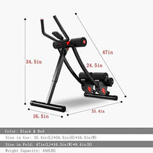 Load image into Gallery viewer, Fitlaya Fitness ab machine, ab workout equipment for home gym, Height Adjustable ab trainer, foldable fitness equipment.
