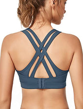 Load image into Gallery viewer, Yvette Women High Impact Sports Bras Criss Cross Back Sexy Running Bra for Plus Size, 08A, L(DF)
