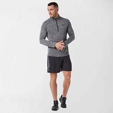 Load image into Gallery viewer, Under Armour Men’s Tech 2.0 ½ Zip Long Sleeve, Black (002)/Black Small
