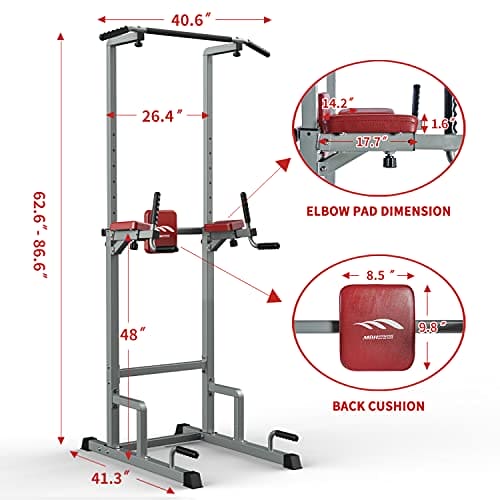 MBH FITNESS MAKE BODY HEALTHY Fitness Power Tower Dip Station Pull