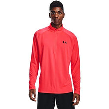 Load image into Gallery viewer, Under Armour Men’s Tech 2.0 ½ Zip Long Sleeve, Beta (628)/Black Small
