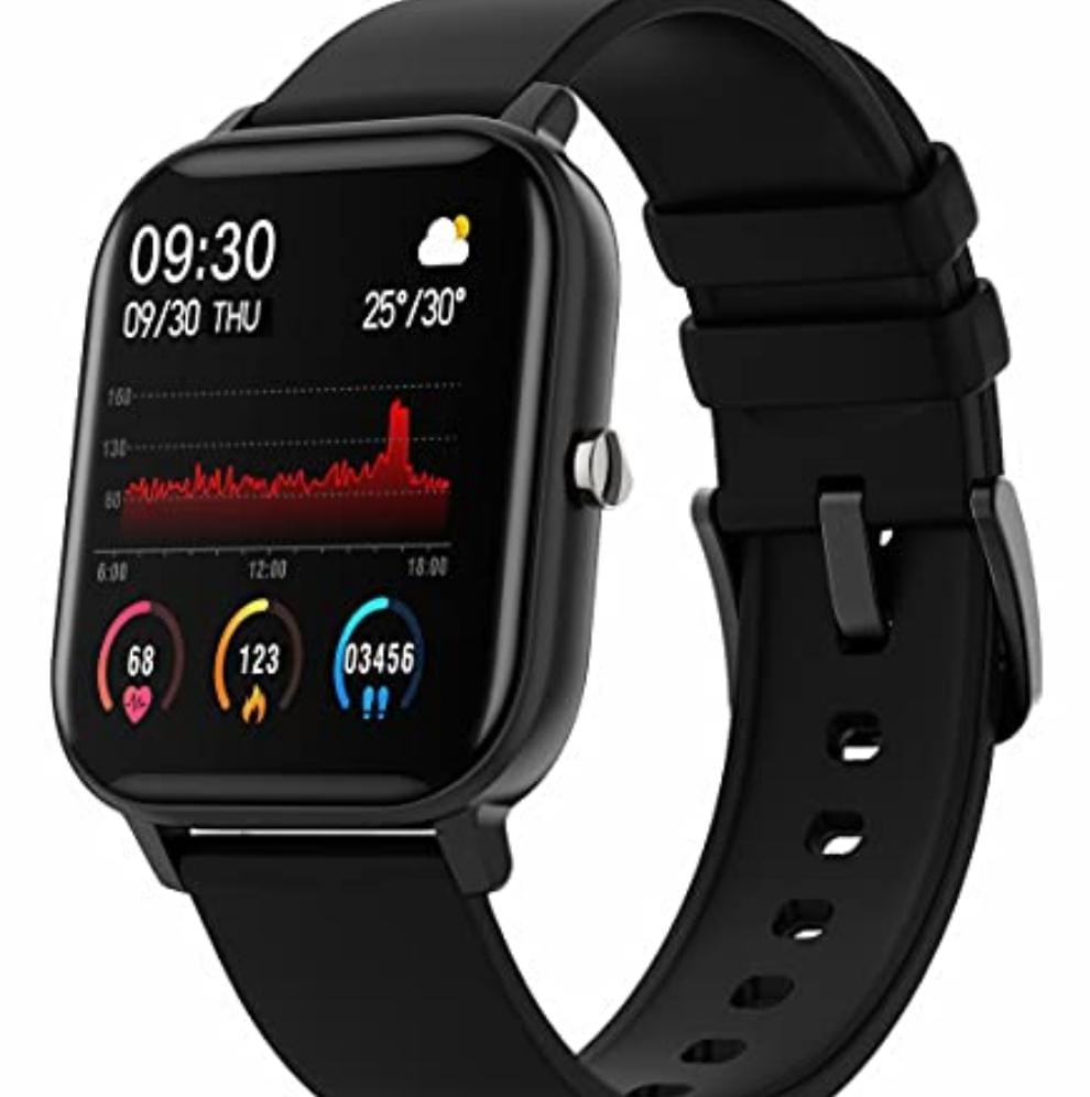 Fitness Tracker Blood Pressure Heart Rate Monitor Blood Oxygen Activity Tracker Pedometer Big Fitness Tracker Sleep Monitor Smart Watches for Women Men