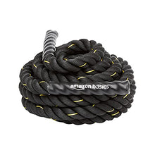 Load image into Gallery viewer, Amazon Basics Heavy Exercise Training Workout Battle Rope, 28.7 Foot x 1.5 Inch, Black
