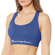 Load image into Gallery viewer, Champion Women&#39;s The Eco Infinity Sports Bra, Deep Forte Blue

