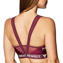 Load image into Gallery viewer, Under Armour Womens Project Rock Removeable Padded Sports Bra (Purples, Small)
