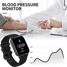 Load image into Gallery viewer, Fitness Tracker Blood Pressure Heart Rate Monitor Blood Oxygen Activity Tracker Pedometer Big Fitness Tracker Sleep Monitor Smart Watches for Women Men
