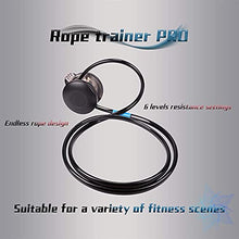 Load image into Gallery viewer, Endless Rope Trainer, Fitness Rope Training, Adjustable 6 Levels Resistance, Space-Saving, Lightweight, for Gym/Home Abdominal Muscle, Back, Chest Muscle, Climbing Training
