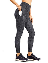 Load image into Gallery viewer, CRZ YOGA Women&#39;s Naked Feeling Workout Leggings 25 Inches - High Waisted Yoga Pants with Side Pockets Printed V-Amelia
