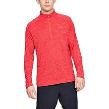 Load image into Gallery viewer, Under Armour Men’s Tech 2.0 ½ Zip Long Sleeve, Beta Red (632)/Beta Red Large
