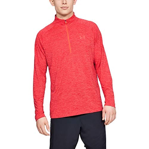 Under Armour Men’s Tech 2.0 ½ Zip Long Sleeve, Beta Red (632)/Beta Red Large