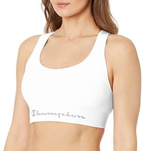 Load image into Gallery viewer, Champion Women&#39;s The Eco Infinity Sports Bra, White
