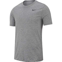Load image into Gallery viewer, Nike Men&#39;s Dry Tee Drifit Cotton Crew Solid, Carbon Heather/White, Small
