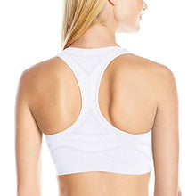 Load image into Gallery viewer, Hanes Sport Women&#39;s Seamless Racerback Sports Bra,White,X-Large
