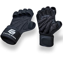 Load image into Gallery viewer, Fit Active Sports New Ventilated Weight Lifting Gloves with Built-in Wrist Wraps, Full Palm Protection &amp; Extra Grip. Great for Pull Ups, Cross Training, Fitness &amp; Weightlifting. (Men &amp; Women)
