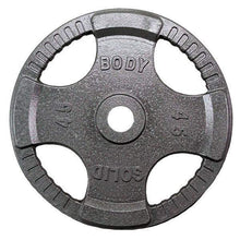 Load image into Gallery viewer, 455lb Gray Cast Iron Grip Olympic Weight Plate Set - The Home Fitness Corp
