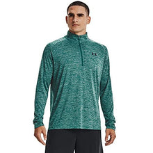 Load image into Gallery viewer, Under Armour Men’s Tech 2.0 ½ Zip Long Sleeve, Cerulean (452)/Steel Small
