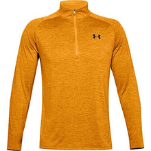 Load image into Gallery viewer, Under Armour Men’s Tech 2.0 ½ Zip Long Sleeve, Golden Yellow (711)/Black Small

