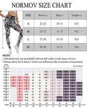 Load image into Gallery viewer, NORMOV Butt Lifting Workout Leggings for Women,Seamless High Waist Gym Yoga Pants Tie Dye Black
