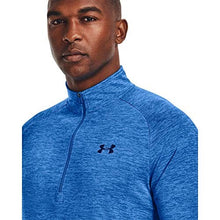Load image into Gallery viewer, Under Armour Men’s Tech 2.0 ½ Zip Long Sleeve, Brilliant Blue (787)/Academy Blue Small
